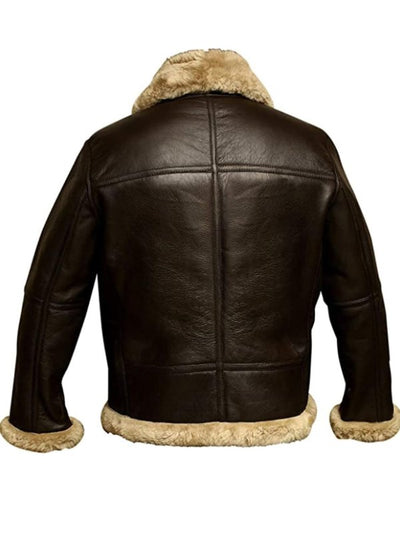 Warme Lederjacke