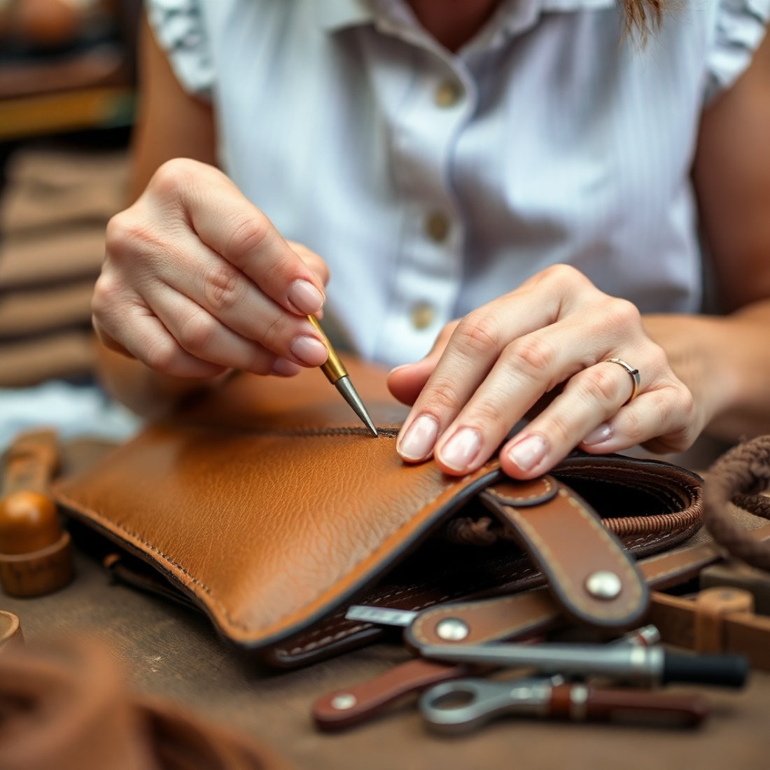 Klassische Eleganz Schultertasche