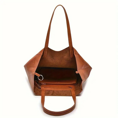 Retro-Softness Großraum-Tote-Tasche