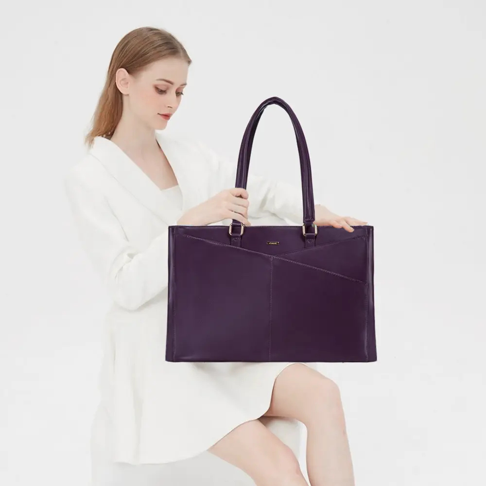 Elegante Lila Laptop-Tasche