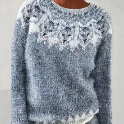 Retro-Stil Strickpullover