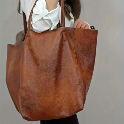 Retro-Softness Großraum-Tote-Tasche