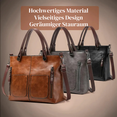 Vintage Leder Schultertasche