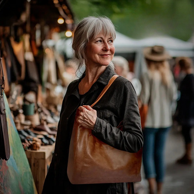 Luxuriöse Schulter-Tote Bag