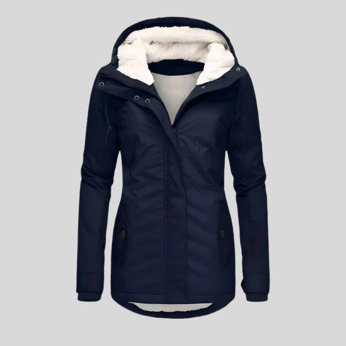 Freja – Lange Wasserdichte Winterjacke