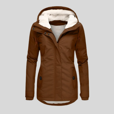 Freja – Lange Wasserdichte Winterjacke