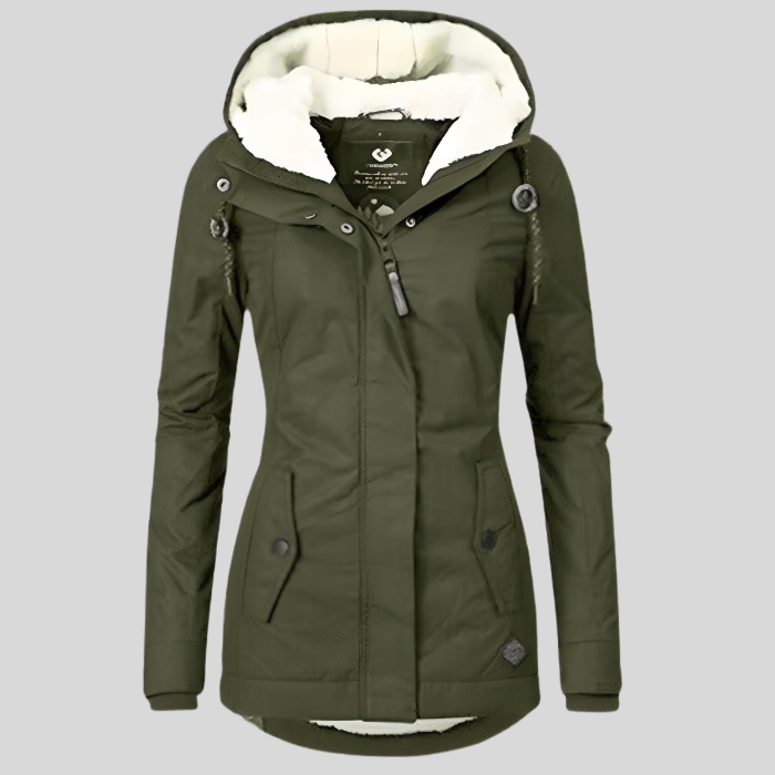 Freja – Lange Wasserdichte Winterjacke